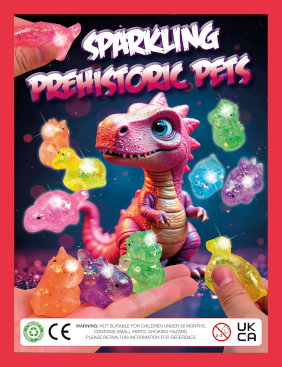 Sparkling Prehistoric Pets + Free Display Card - 100 ct - 1 Vend